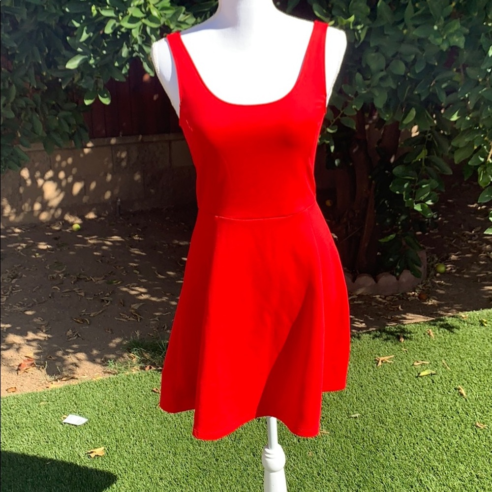 Red sundress